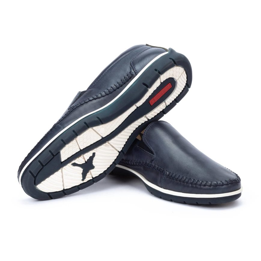 Men's Pikolinos MARBELLA Moccasins Blue | NZ G2Q15A0